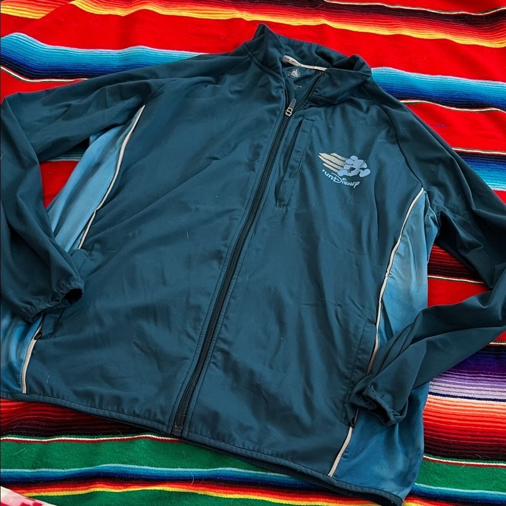 Run Disney Blue Zip-Up Jacket